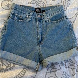 high waisted mom shorts